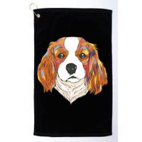 Cavalier King Spaniel Colorful Dog Golf Towel