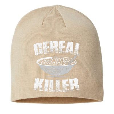 Cereal Killer Spooky Skull Gothic Culture Halloween Goth Sustainable Beanie