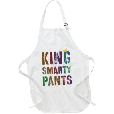 Cute King Smarty Pants Birthday Funny Nerd Geek Party Full-Length Apron With Pockets