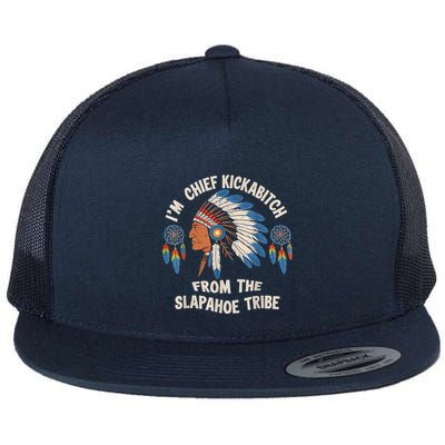 Chief Kickabitch Slapahoe Tribe Native Flatbill Hat