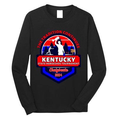 Chalybeate Ky State Horseshoe Pitching Tournament 2024 Long Sleeve Shirt