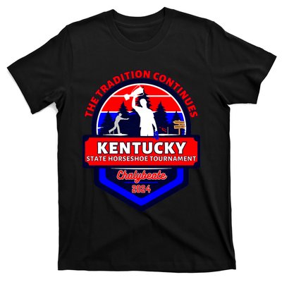 Chalybeate Ky State Horseshoe Pitching Tournament 2024 T-Shirt