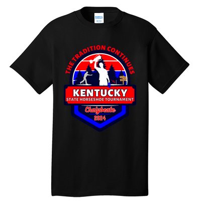 Chalybeate Ky State Horseshoe Pitching Tournament 2024 Tall T-Shirt