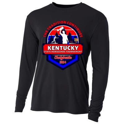 Chalybeate Ky State Horseshoe Pitching Tournament 2024 Cooling Performance Long Sleeve Crew