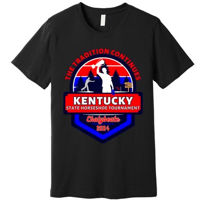 Chalybeate Ky State Horseshoe Pitching Tournament 2024 Premium T-Shirt