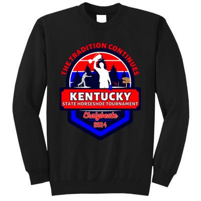 Chalybeate Ky State Horseshoe Pitching Tournament 2024 Tall Sweatshirt