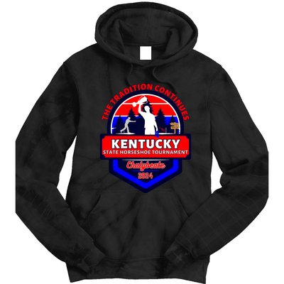 Chalybeate Ky State Horseshoe Pitching Tournament 2024 Tie Dye Hoodie