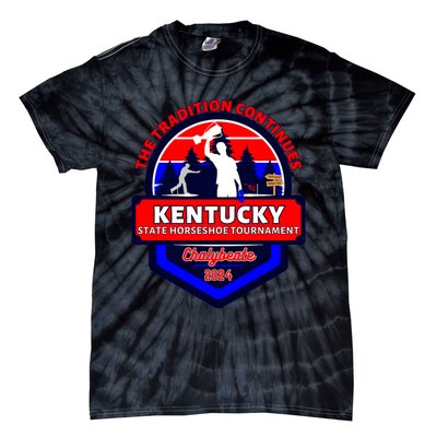 Chalybeate Ky State Horseshoe Pitching Tournament 2024 Tie-Dye T-Shirt