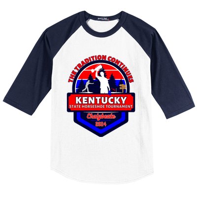 Chalybeate Ky State Horseshoe Pitching Tournament 2024 Baseball Sleeve Shirt