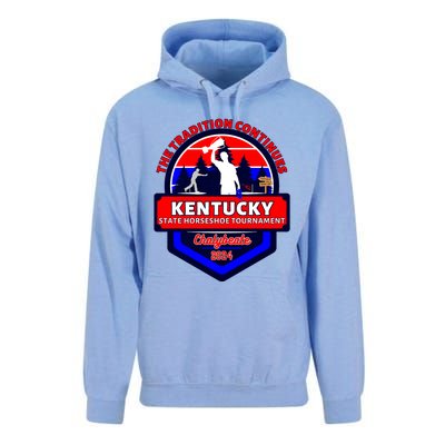 Chalybeate Ky State Horseshoe Pitching Tournament 2024 Unisex Surf Hoodie