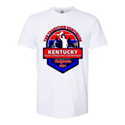 Chalybeate Ky State Horseshoe Pitching Tournament 2024 Softstyle CVC T-Shirt