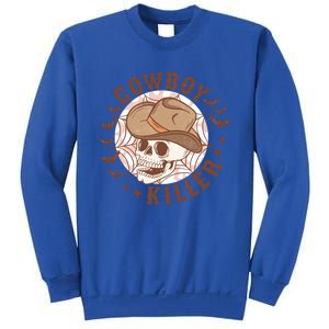 Cow Killer Skull Halloween Western Cow Country Gift Sweatshirt