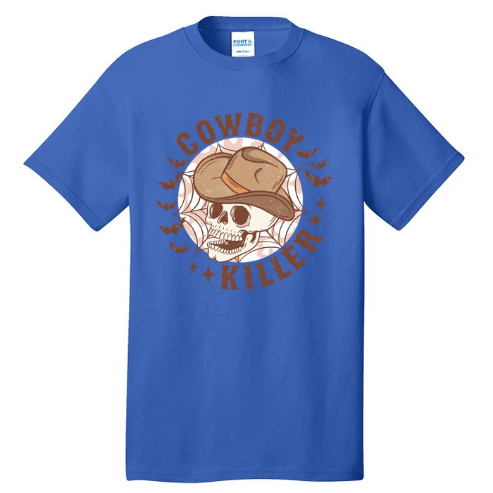 Cow Killer Skull Halloween Western Cow Country Gift Tall T-Shirt