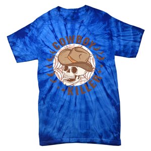 Cow Killer Skull Halloween Western Cow Country Gift Tie-Dye T-Shirt