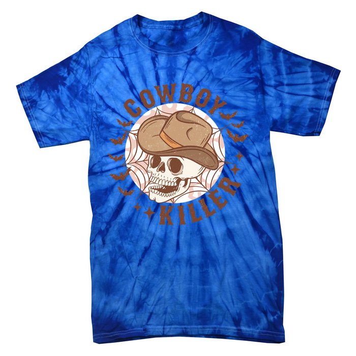 Cow Killer Skull Halloween Western Cow Country Gift Tie-Dye T-Shirt