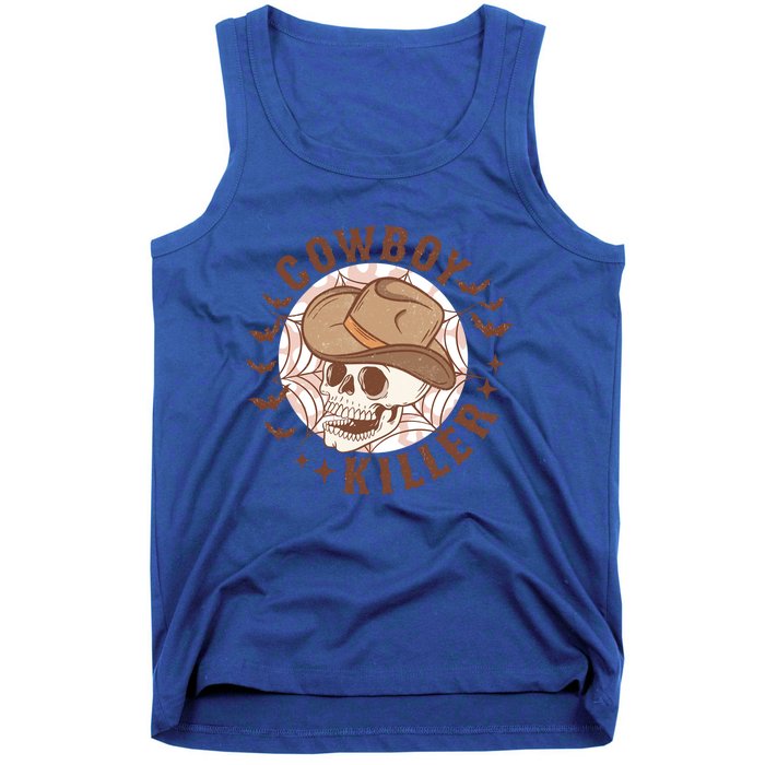 Cow Killer Skull Halloween Western Cow Country Gift Tank Top