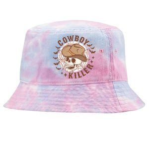 Cow Killer Skull Halloween Western Cow Country Gift Tie-Dyed Bucket Hat