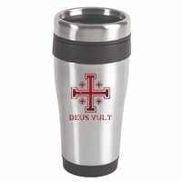 Catholic Knight Templar Crusader Cross 16oz Travel Tumbler