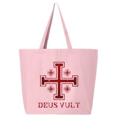 Catholic Knight Templar Crusader Cross 25L Jumbo Tote