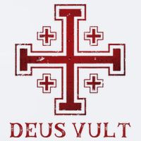 Catholic Knight Templar Crusader Cross Sueded Cloud Jersey T-Shirt