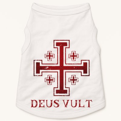 Catholic Knight Templar Crusader Cross Doggie Tank