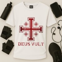 Catholic Knight Templar Crusader Cross Performance Shirt
