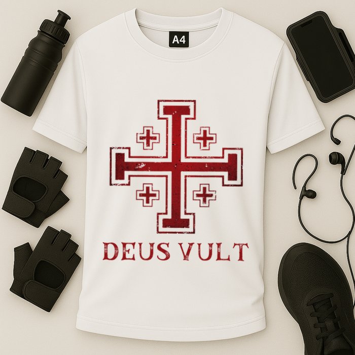 Catholic Knight Templar Crusader Cross Performance Shirt