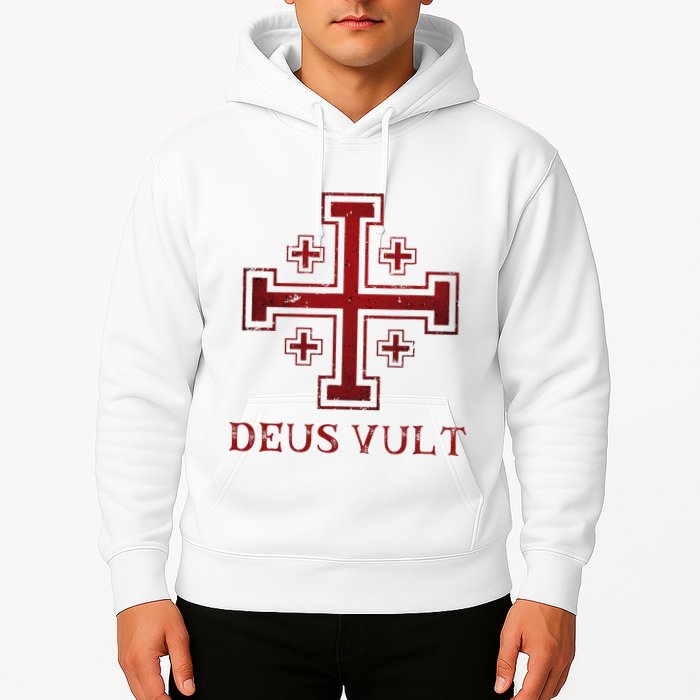 Catholic Knight Templar Crusader Cross Hoodie