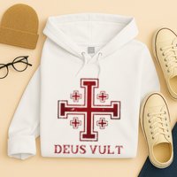 Catholic Knight Templar Crusader Cross Hoodie