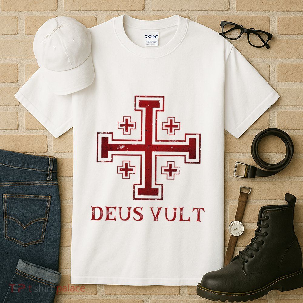 Catholic Knight Templar Crusader Cross Tall T-Shirt