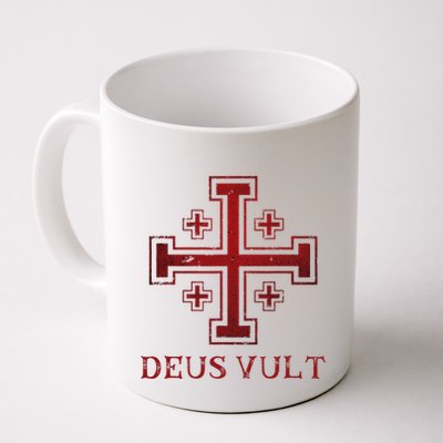 Catholic Knight Templar Crusader Cross Mug