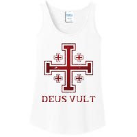 Catholic Knight Templar Crusader Cross Ladies Essential Tank