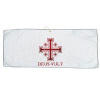 Catholic Knight Templar Crusader Cross Large Microfiber Waffle Golf Towel