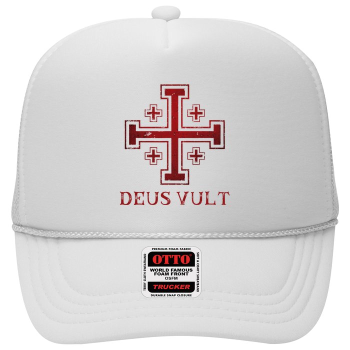 Catholic Knight Templar Crusader Cross Trucker Hat