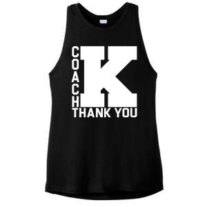 Coach K Thank You Ladies PosiCharge Tri-Blend Wicking Tank