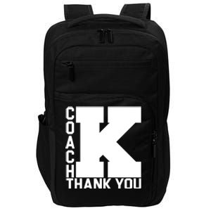 Coach K Thank You Impact Tech Backpack