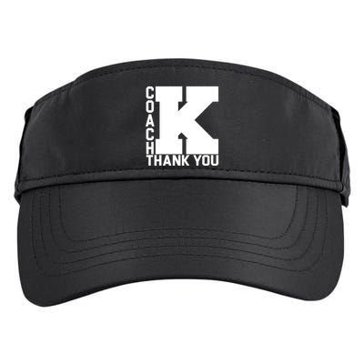 Coach K Thank You Adult Drive Performance Visor