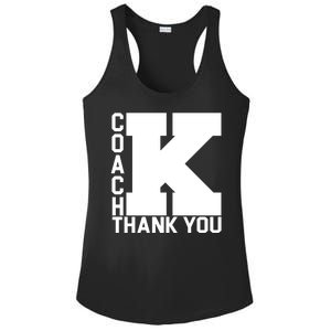 Coach K Thank You Ladies PosiCharge Competitor Racerback Tank