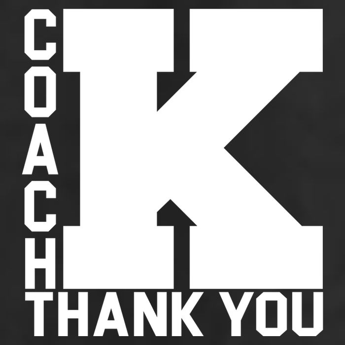 Coach K Thank You Trucker Hat