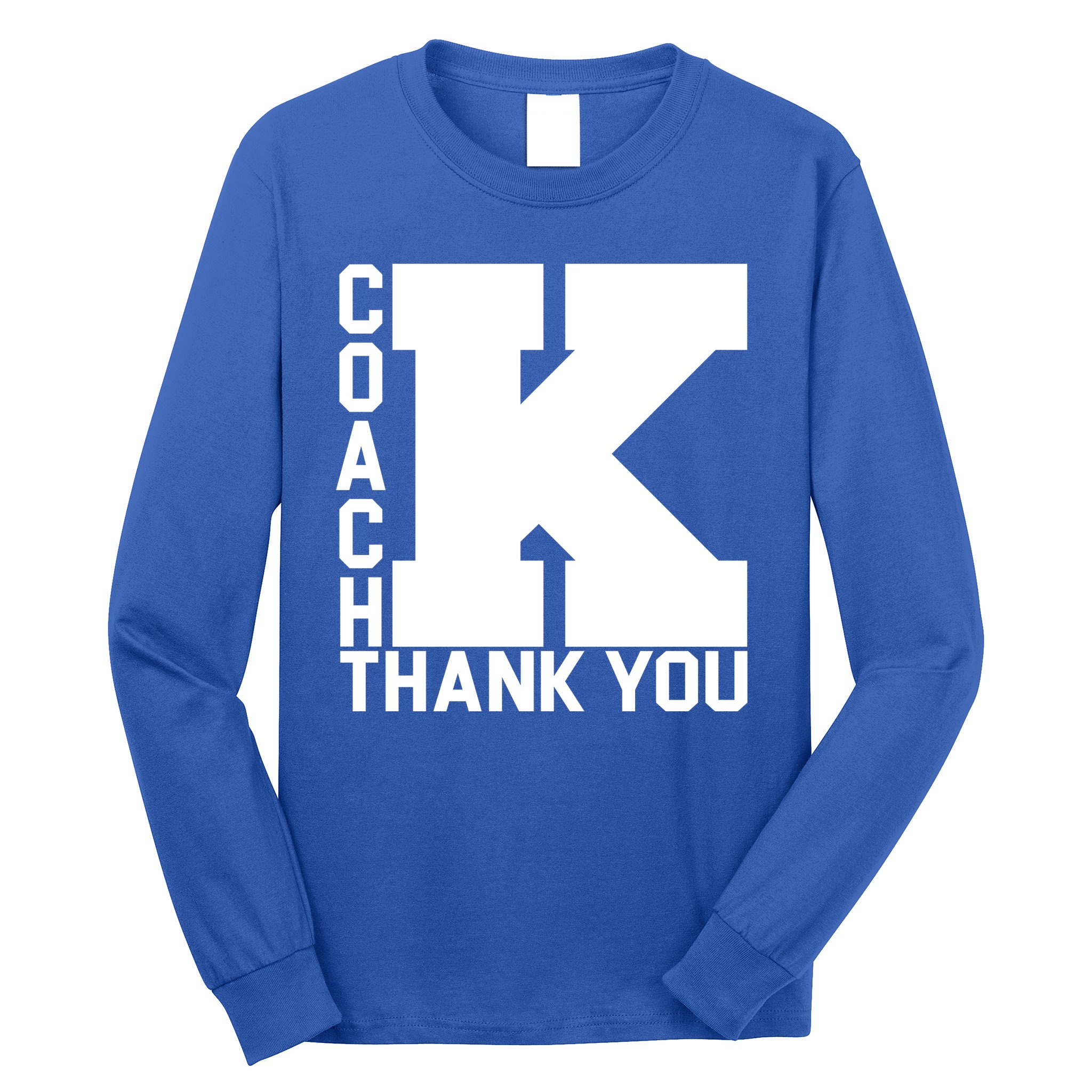 Coach K Thank You Long Sleeve Shirt