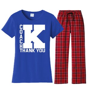 Coach K Thank You Women's Flannel Pajama Set