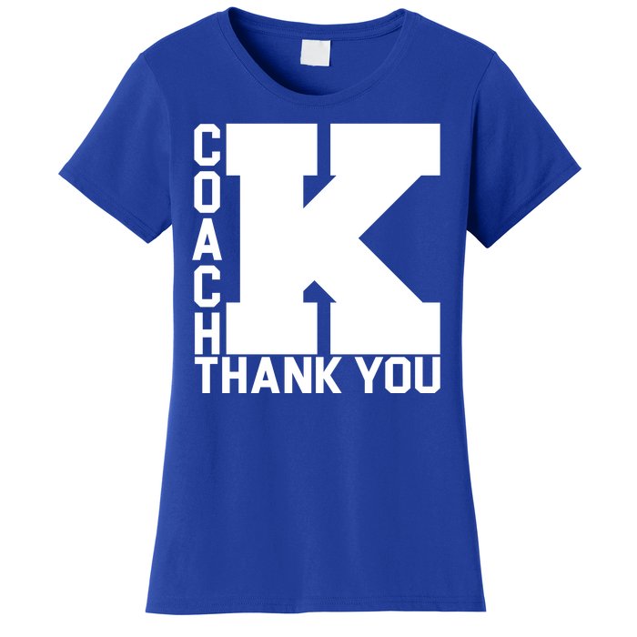 Coach K Thank You Women's T-Shirt