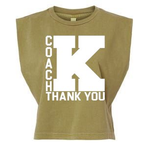 Coach K Thank You Garment-Dyed Women's Muscle Tee