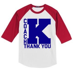 Coach K Thank You Kids Colorblock Raglan Jersey