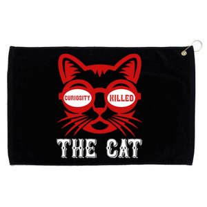 Curiosity Killed The Cat Grommeted Golf Towel