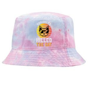 Curiosity Killed The Cat Tie-Dyed Bucket Hat