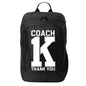 Coach K Thank You College City Backpack