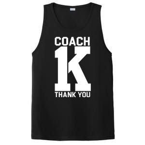 Coach K Thank You College PosiCharge Competitor Tank