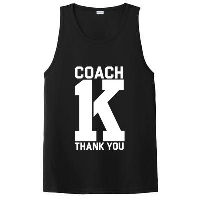 Coach K Thank You College PosiCharge Competitor Tank
