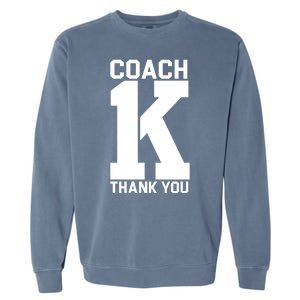 Coach K Thank You College Garment-Dyed Sweatshirt